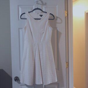 Ann Taylor | Off-White Fit & Flare Dress, Size 2